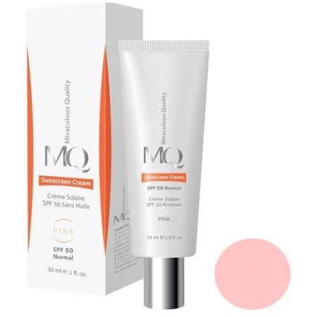 کرم ضد آفتاب نرمال صورتی ام کیو SPF50 -گالری پاریس کرم ضد آفتاب نرمال صورتی ام کیو SPF50 -گالری پاریس