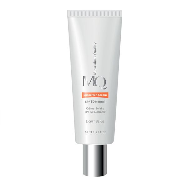 کرم ضد آفتاب بژ روشن SPF50 ام کیو کرم ضد آفتاب بژ روشن SPF50 ام کیو-گالری پاریس