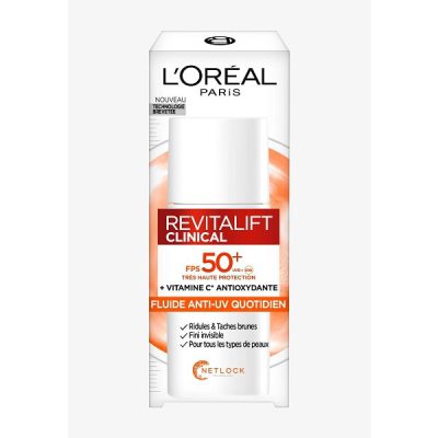 ضد آفتاب فلوئیدی لورال L’Oréal مدل رویتالیفت کلینیکال Revitalift Clinical-گالری پاریس