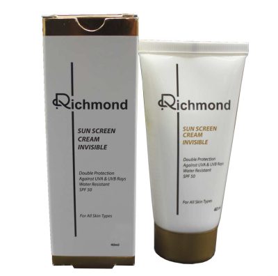 کرم ضد آفتاب بی رنگ ریچموند SPF50-گالری پاریس