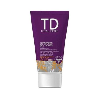 کرم ضد آفتاب رنگی بایوتچ شماره 2 توتال درم SPF50-گالری پاریس