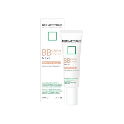 بی بی کرم SPF20 درماتیپیک رنگ بژ طبیعی حجم 30 میل-گالری پاریس