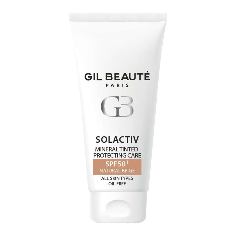 ضدآفتاب مینرال رنگی بژ طبیعی SPF50 ژیل بوته ضدآفتاب مینرال رنگی بژ طبیعی SPF50 ژیل بوته