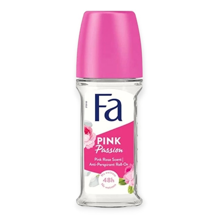 مام رول ضد تعریق زنانه فا FA مدل پینک پاسیون Pink Passion حجم 50 میلی لیتر مام رول ضد تعریق زنانه فا FA مدل پینک پاسیون Pink Passion حجم 50 میلی لیتر