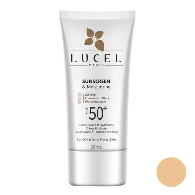 کرم ضد آفتاب پوست های چرب و مستعد آکنه رنگ لایت لوسلSPF50-گالری پاریس