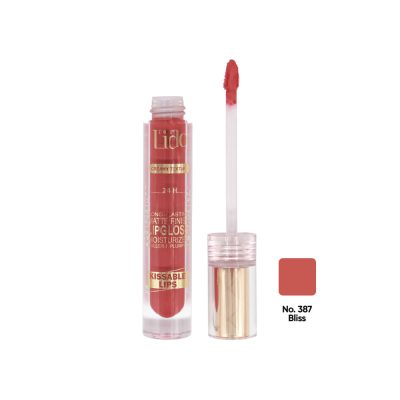 رژ لب مایع کرمی تاپ لیدو مدل KISSABLE LIPS شماره 387 رنگ Bliss-گالری پاریس