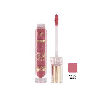 رژ لب مایع کرمی تاپ لیدو مدل KISSABLE LIPS شماره 390 رنگ Desire-گالری پاریس