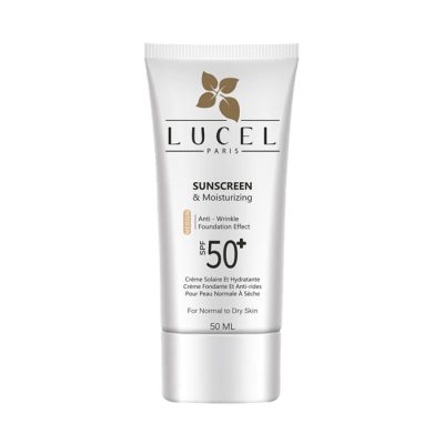 ضد آفتاب رنگی لوسل برای پوست نرمال و خشک +SPF50 مدل ضد چروک-گالری پاریس