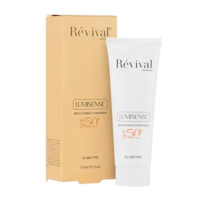 کرم ژل ضدآفتاب SPF50 لومیسنس رویوال روشن‌کننده و محافظ پوست-گالری پاریس