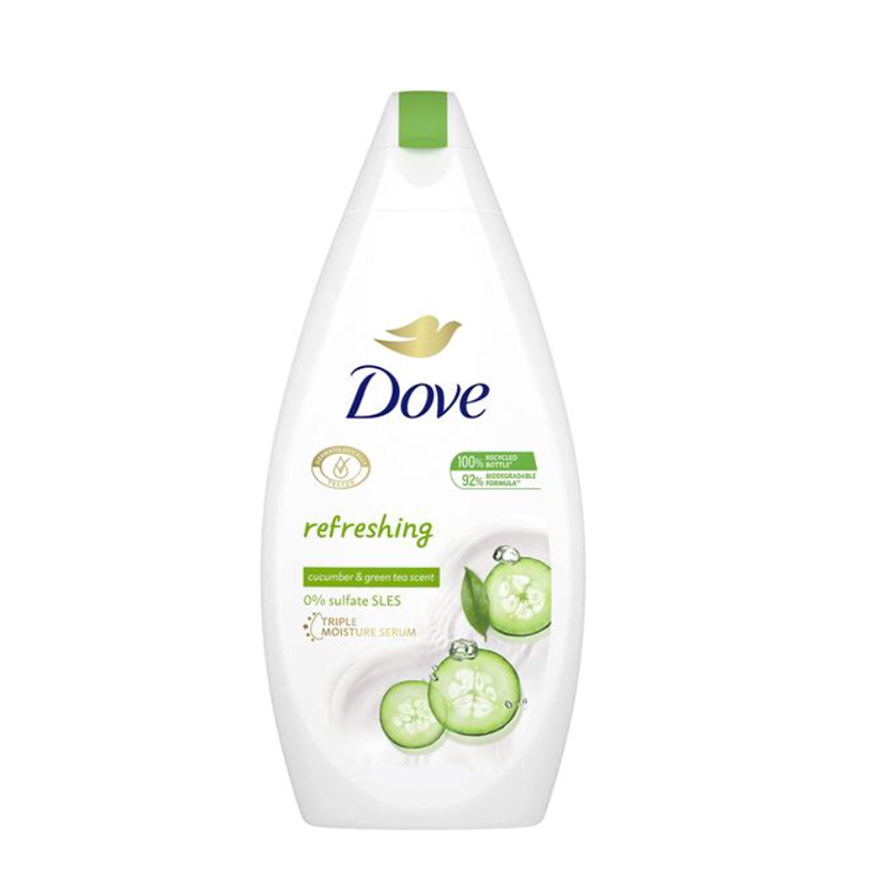 شامپو بدن شاداب کننده خیار و چای سبز داو Dove Refreshing شامپو بدن شاداب کننده خیار و چای سبز داو Dove Refreshing