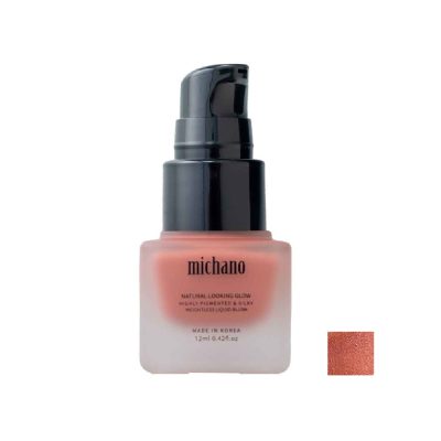 رژگونه مایع میچانو GLISTENING PEACH-گالری پاریس