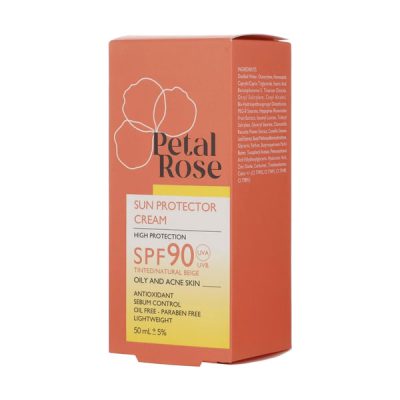 کرم ضد آفتاب SPF90 پتال رز برای پوست چرب _ گالری پاریس