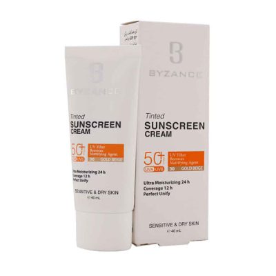 کرم ضد آفتاب +SPF50 بیزانس (40ml) _ گالری پاریس