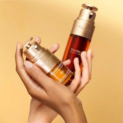 دابل سرم دور چشم ضد پیری کلارنس (20ml) _ گالری پاریس