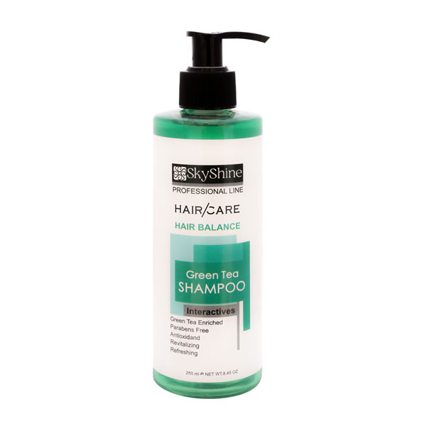 Sky-Shine-Green-Tea-Shampoo-(250ml) شامپو چای سبز اسکای شاین (250ml) _ گالری پاریس