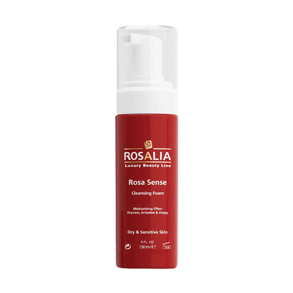 Rosasense-Rosalia-Dry-Skin-Cleansing-Foam-(150ml) فوم پاک کننده پوست خشک رزاسنس رزالیا (150ml) _ گالری پاریس